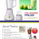 Powerpac 2 In 1 Blender 1600ml (Ppbl300)