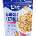FIT&FLEX MUESLI 0% ADDED SUGAR FRUITS,NUTS & SEEDS 450 GM