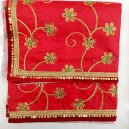 Saga Flower Chunari | Pooja Ki Chunari 20" x 40"