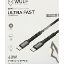 WULF SUPER STRONG PD CHARGING CABLE C TO C 60W (W108)