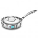 Hawkins Pro Tri-Ply Stainless Steel Frying Pan 18cm with Stainless Steel Lid | PSF18S