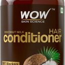WOW Skin Science Coconut Milk Conditioner - No Parabens, Minerals Silicones & Color -With Dht Blockers, 500mL