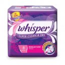 Whisper Regular Flow Wings 8 Pads