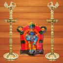 Kerala Brass Nilavilakku 66 inch pack of 2 ( ANNAPAKSHI  KUTHU VILAKKU )