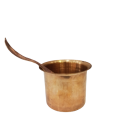 Copper Panchpatra  with Spoon (Size 1)