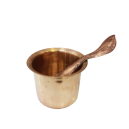 Copper Panchpatra with Spoon (Size 2)