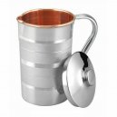 Goyal Hammered Steel Copper Jug