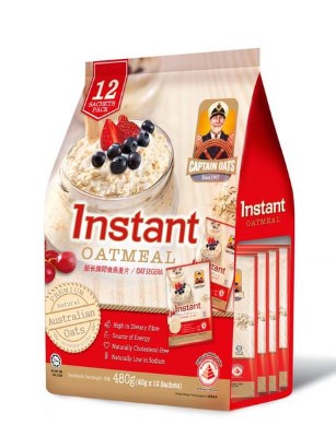 Captain Instant Oatmeal 40G*12Pkt 480gm