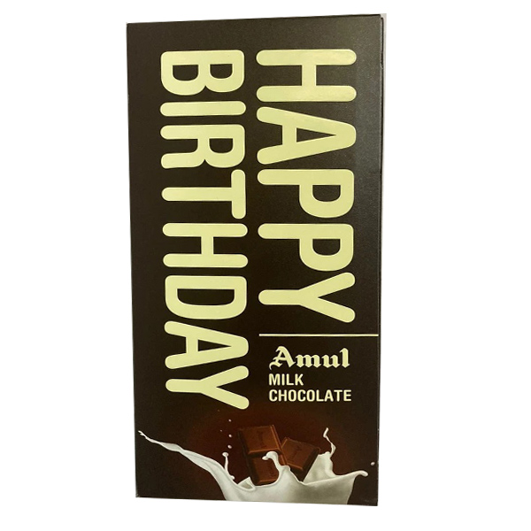 Amul Happy Birthday Milk Chocolate 150g