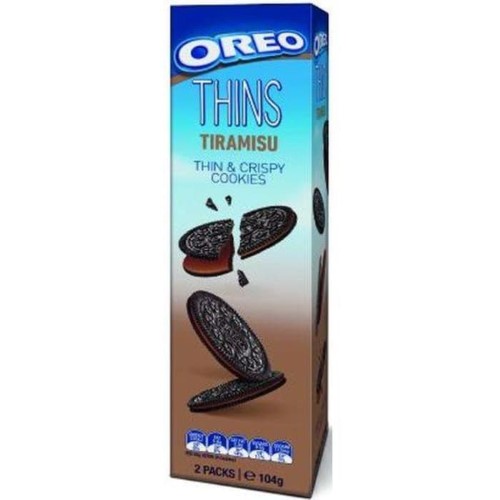 Oreo Thins Tiramisu Cookies 104G