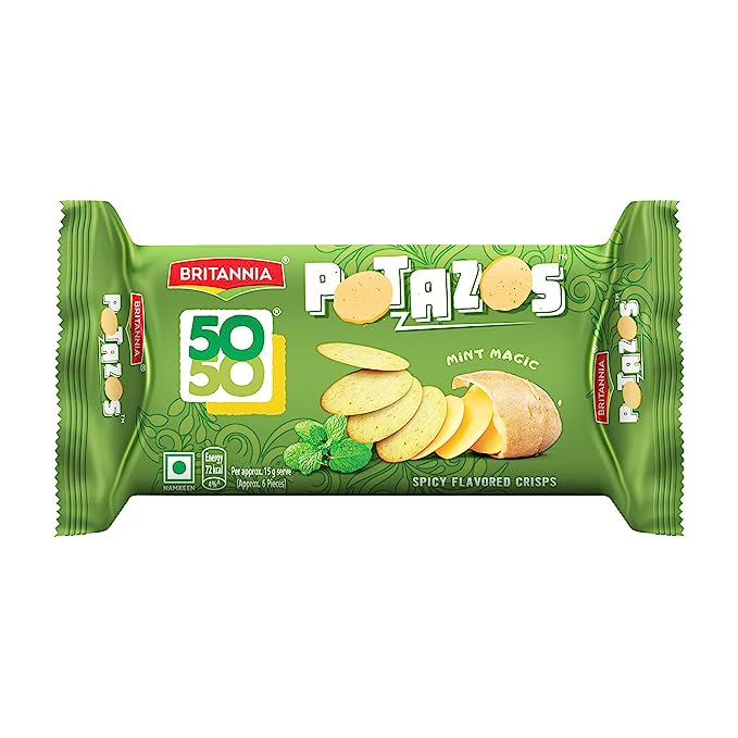 Britannia 50-50 Potazos Biscuit 71.5g