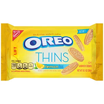 Oreo Thins Lemon 12X95gm