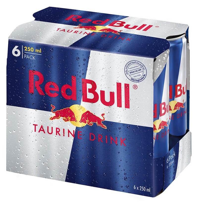 Red Bull Drink 6 X 250ml