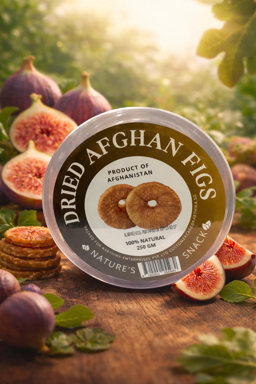 Afghan Sun Dried Figs 250 Gm