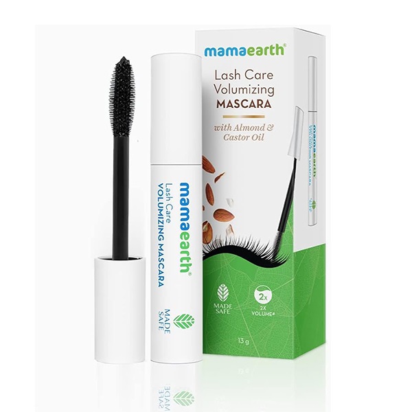 Mamaearth Lash Care Volumizing Mascara with Almond & Castor Oil 13g