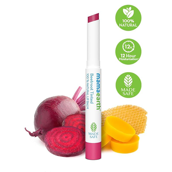 Mamaearth Beetroot Tinted 100% Natural Lip Balm 2g