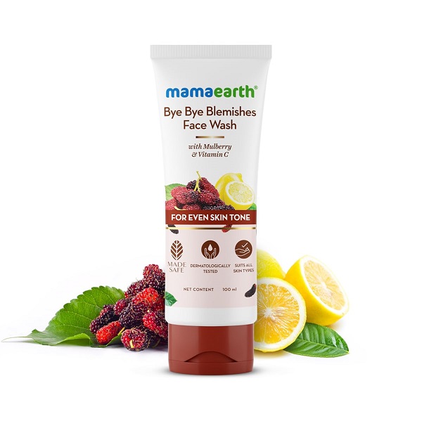 Mamaearth Bye Bye Blemishes Face Wash with Mulberry and Vitamin C - 100ml