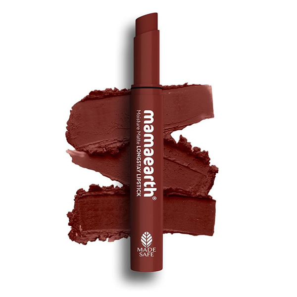 Mamaearth Moisture Matte Longstay Lipstick (16 Hazelnut Brown) - 2 g