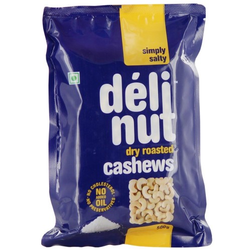 Delinut Roasted Cashews Naturel 500gm