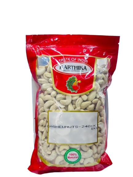 KERALA CASHEW NUTS 1 KG W 240
