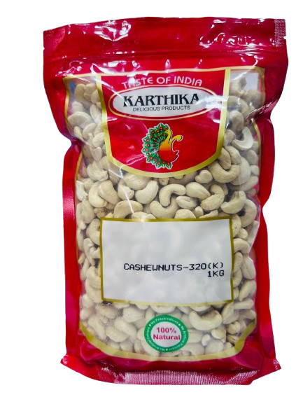 KERALA CASHEW NUTS 1 KG W-320K