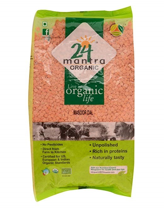 24 Mantra Masoor Dhal 500gm