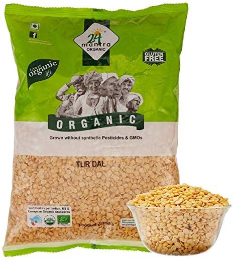 24 Mantra Organic Toor Dal 1Kg