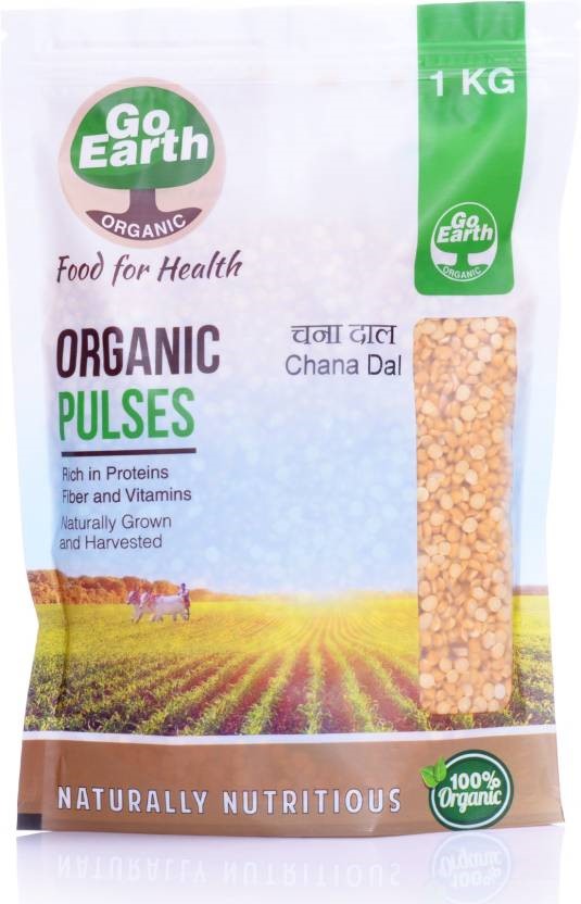 Go Earth Organic Chana Dal 1Kg
