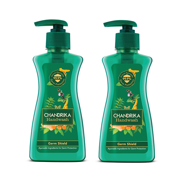 Chandrika Handwash Germ Shield 2 x 200ml