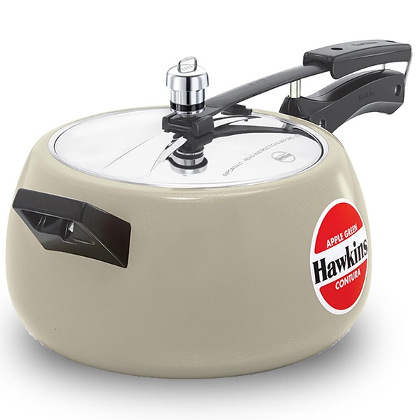 Hawkins Contura Apple Green Pressure Cooker 5L | CAG50