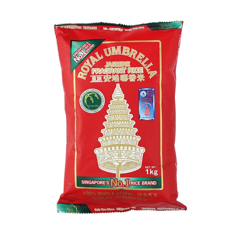 Royal Umbrella Jasmine Fragrant Rice 1Kg