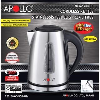 Apollo Cordless Kettle 1.7 Ltr