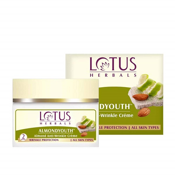 Lotus Herbals Almondyouth Anti-Wrinkle Cream 50g