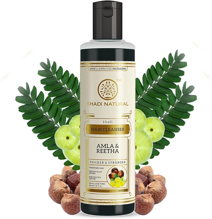 Khadi Natural Amla & Reetha Hair Cleanser 210ml