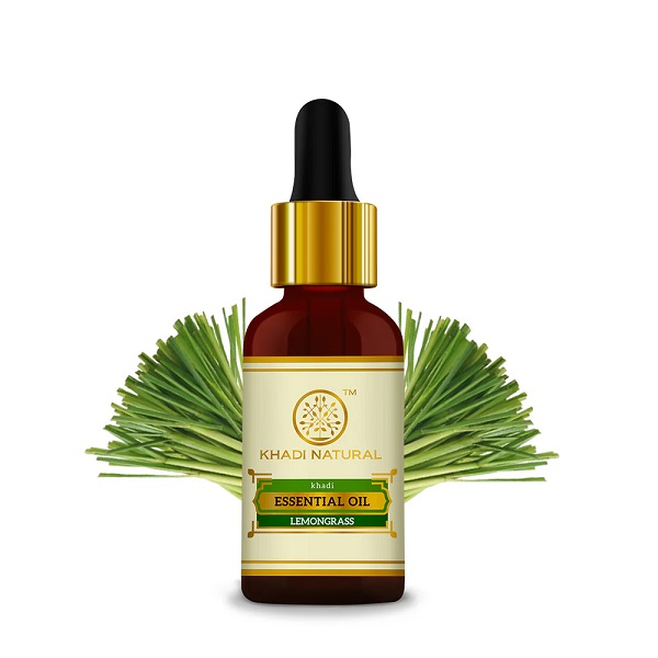 Khadi Natural Lemongrass Essential Oil 15ml