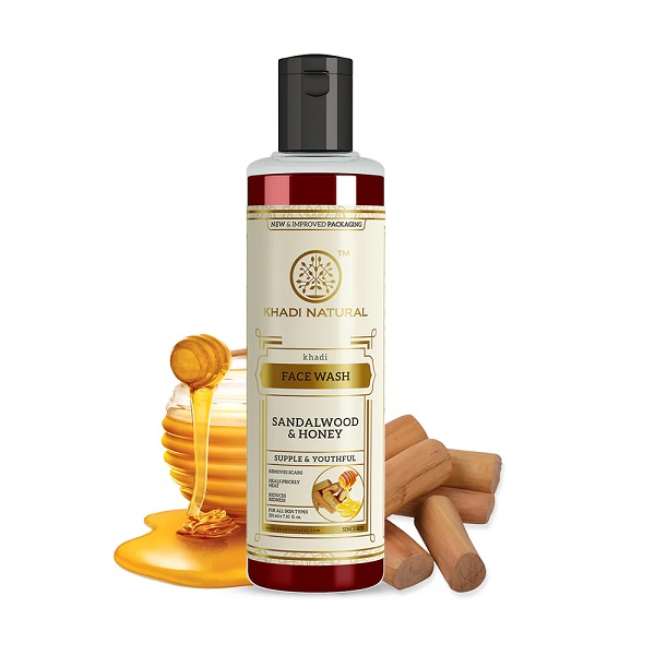 Khadi Natural Sandalwood & Honey Face Wash 210 ml