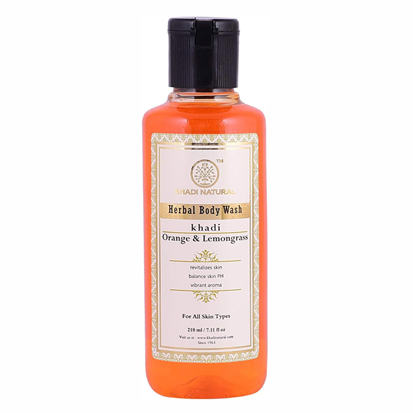 Khadi Natural Orange & Lemongrass Body Wash 210ml