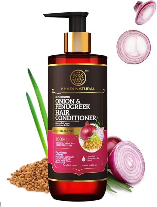 Khadi Natural Onion & Fenugreek Hair Conditioner 310ml