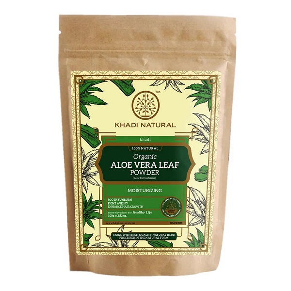 Khadi Natural Organic Aloe Vera Leaf Powder 100gm