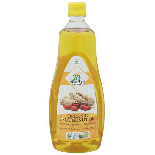 24 Mantra Organic Groundnut Oil 1Ltr