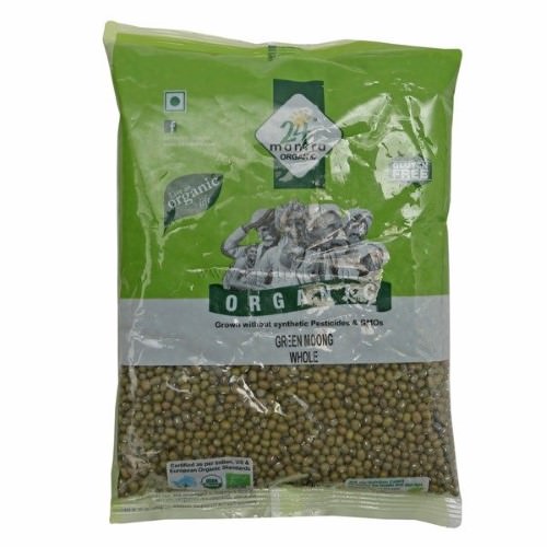 24 Mantra Green Moong Whole 500gm