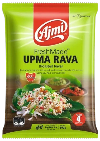 AJMI DOUBLE ROASTED UPMA RAVA (SEMOLINA) 1 KG