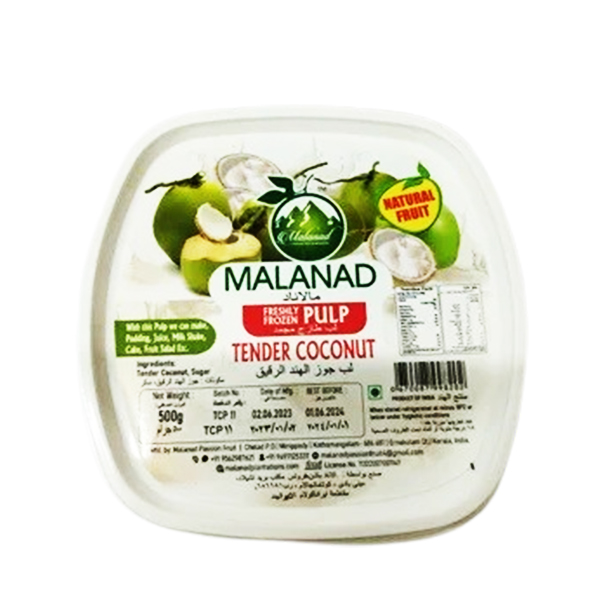 Malanad Tender Coconut Pulp 1Kg Frozen