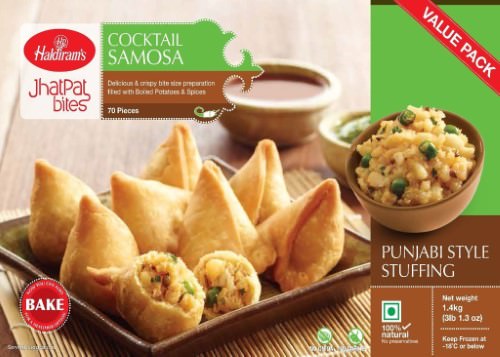 Haldirams Cocktail Samosa 1.4Kg 70Pcs