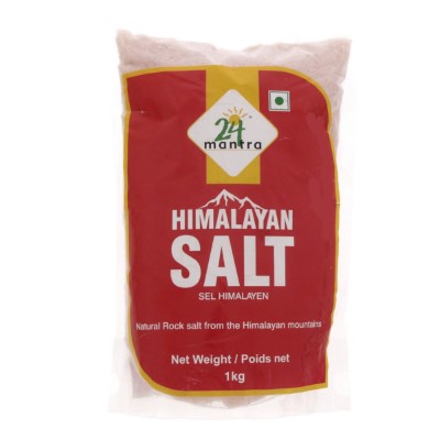24 Mantra Organic Himalayan Salt 1Kg