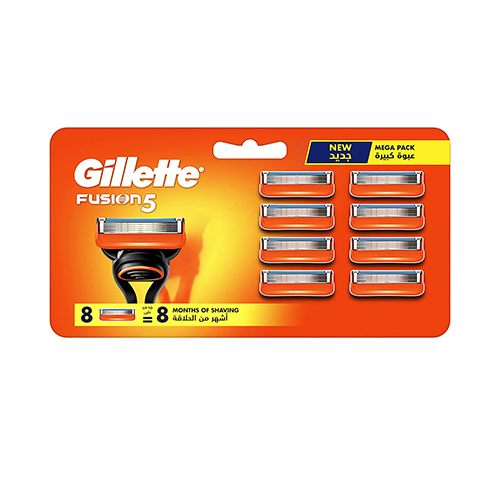 Gillette Fusion 5 Mega Pack 8 Cart
